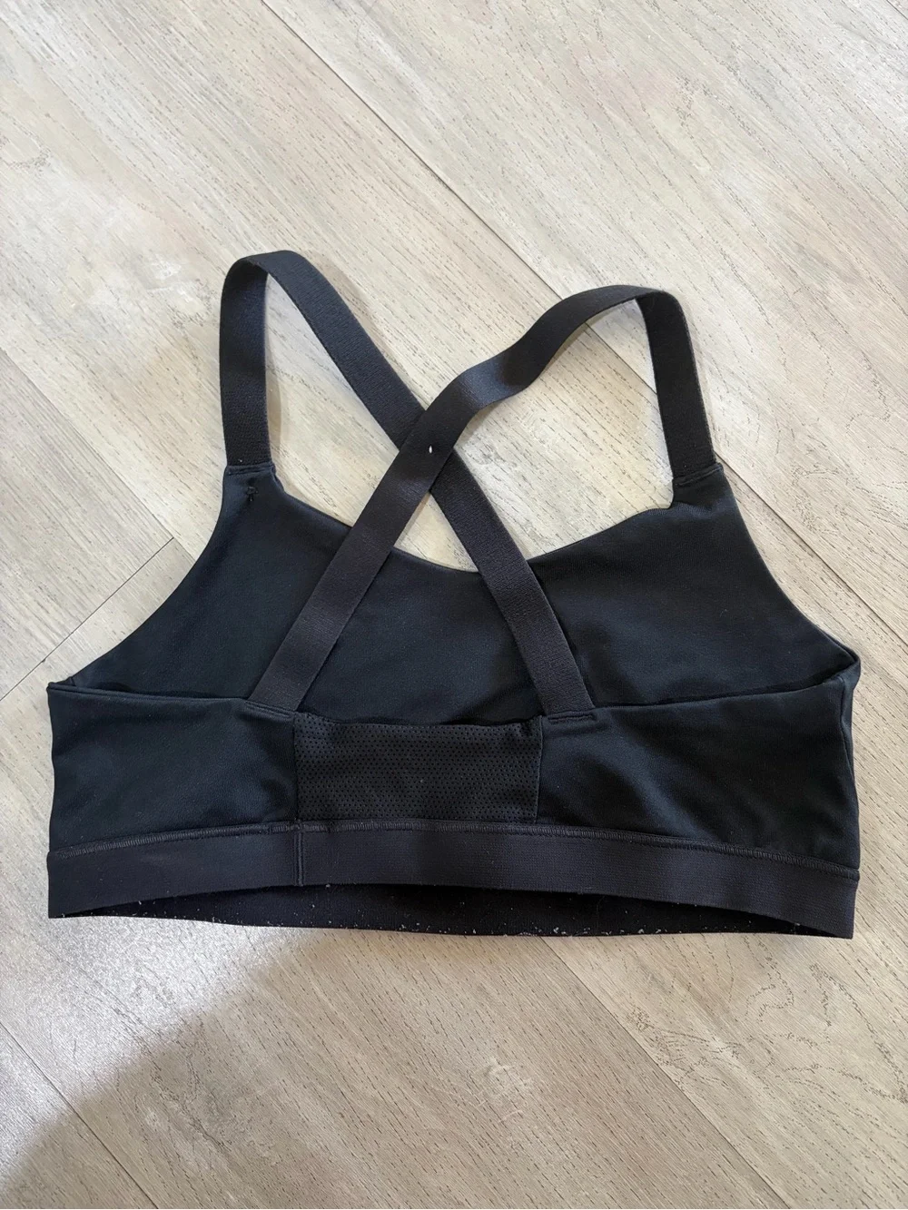 Nike Kids Black Cross-Back Sports Bra
